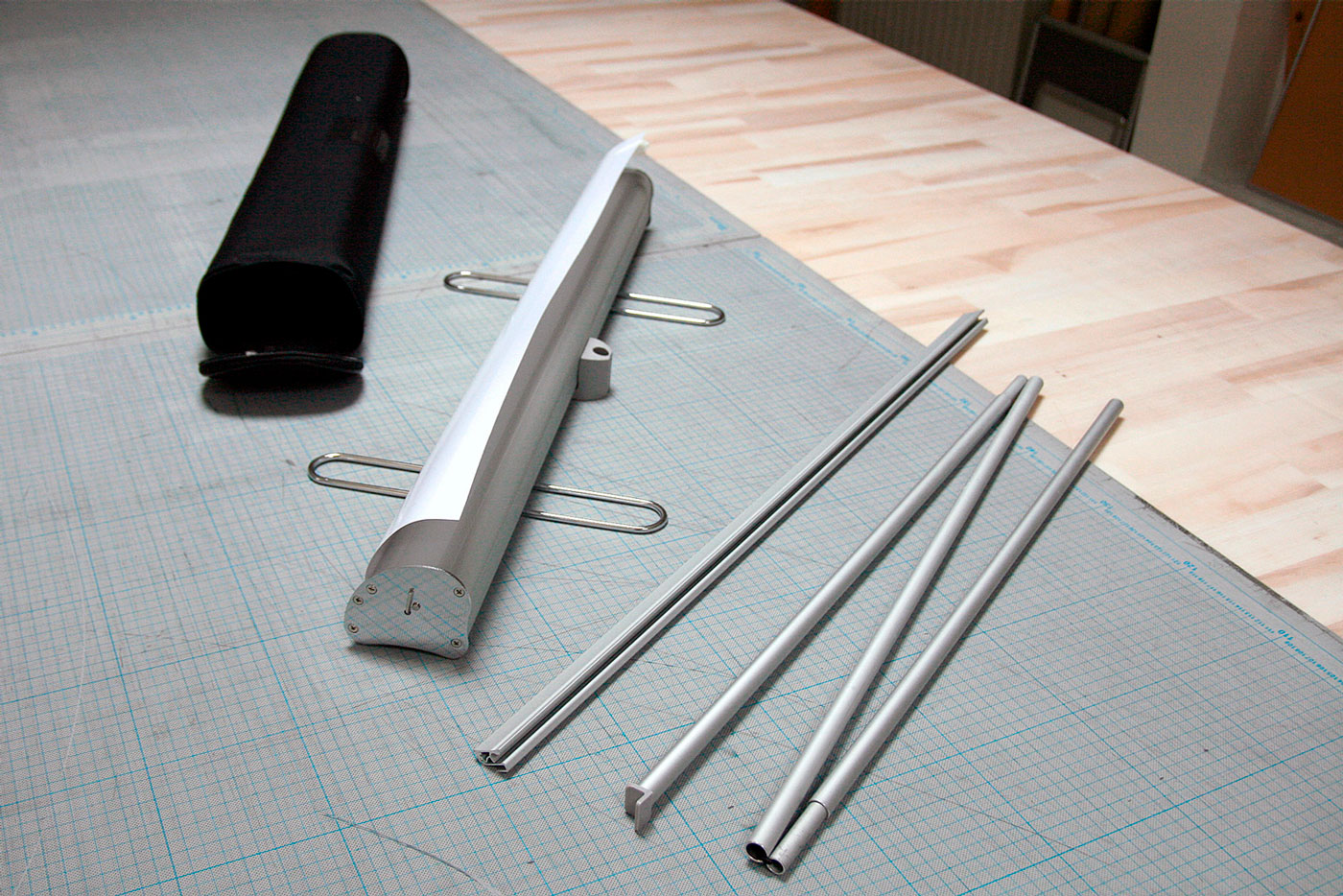 Rollup Display mit Druck 